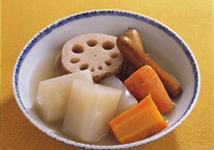 大根とソーセージの和風ポトフ