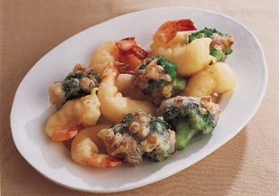 ブロッコリーの変わりフリッター