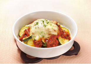 ズッキーニのミートソースグリル