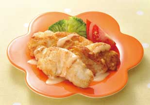 鶏ムネ肉のオーロラソース