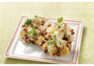 どらいなっとうと野菜のかき揚げ