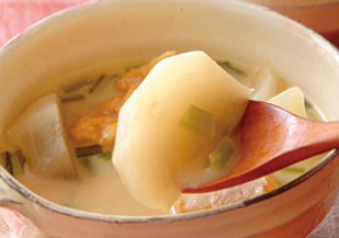 かぶの白味噌クリームスープ