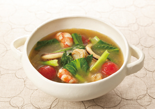 小松菜のカレースープ