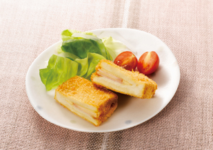 高野豆腐のハムチーズサンドフライ