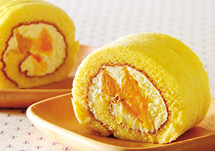 バレンシアオレンジのチーズクリームロールケーキ レシピ らでぃっしゅレシピ