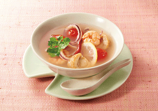 トムヤンクン風スープ
